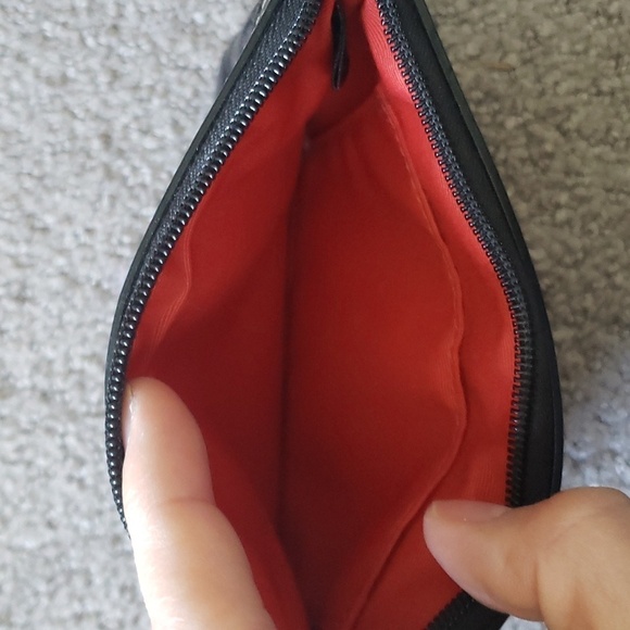 Coach Black Monogram Wristlet Zip Bag - Picture 4 of 7